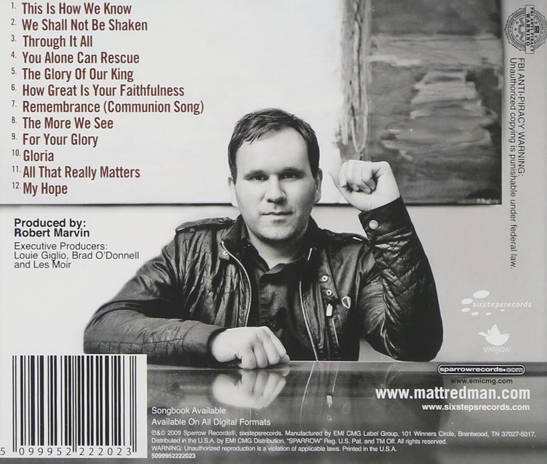 Matt Redman - We Shall Not Be Shaken (CD)